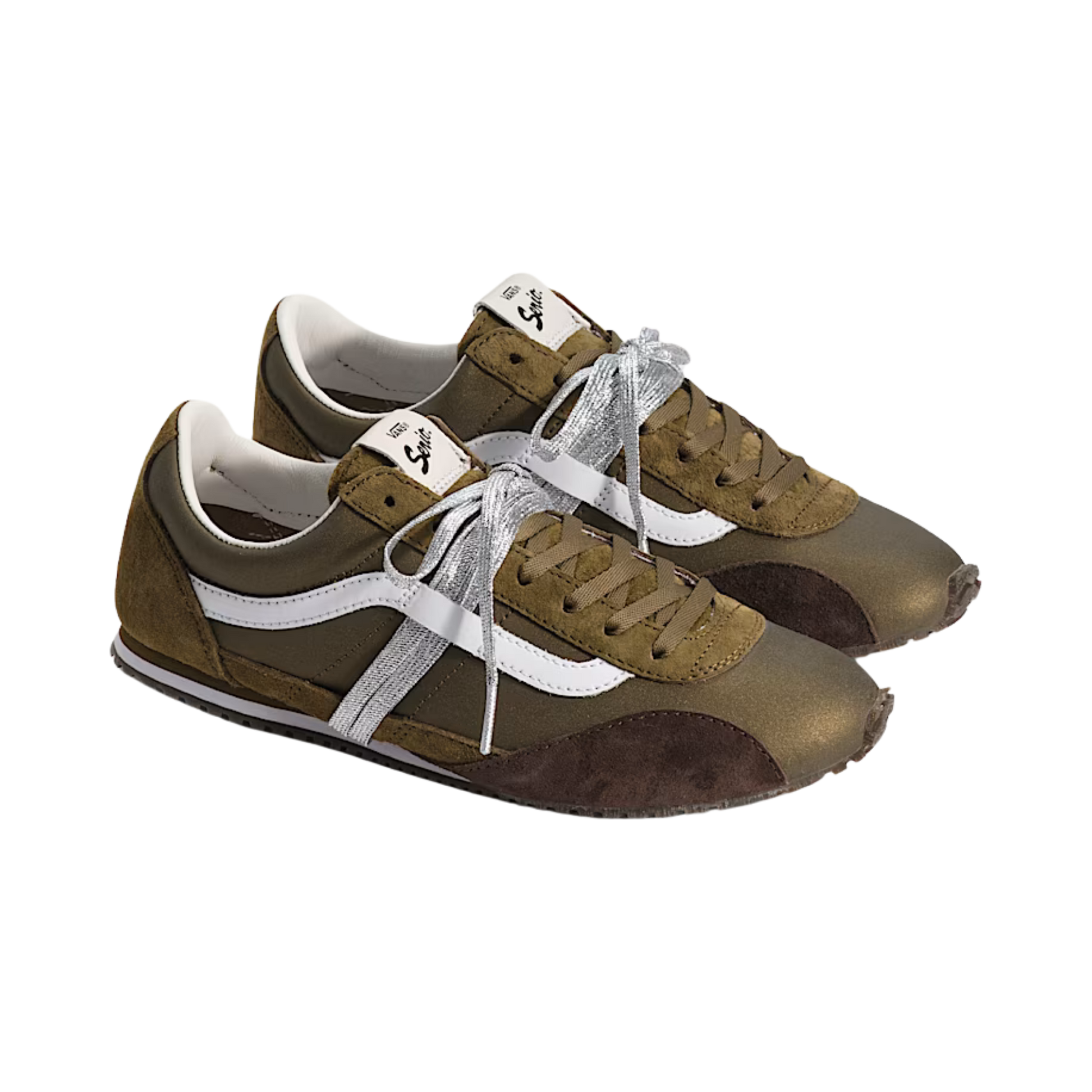 Women's Vans OTW LX SLP Trainer - Pig Suede Olive