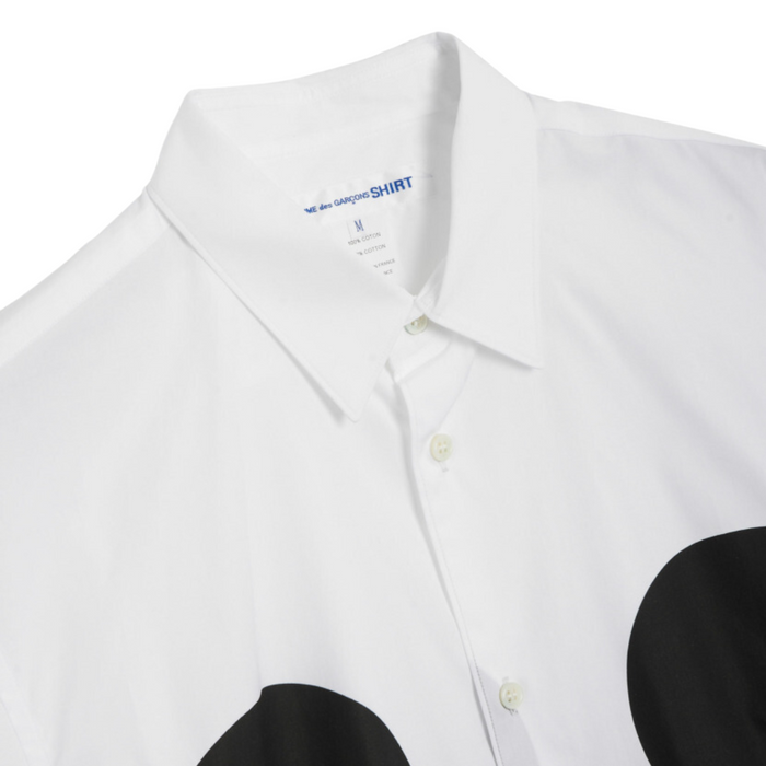 COMME des GARÇONS Mickey Mouse Button Up - White