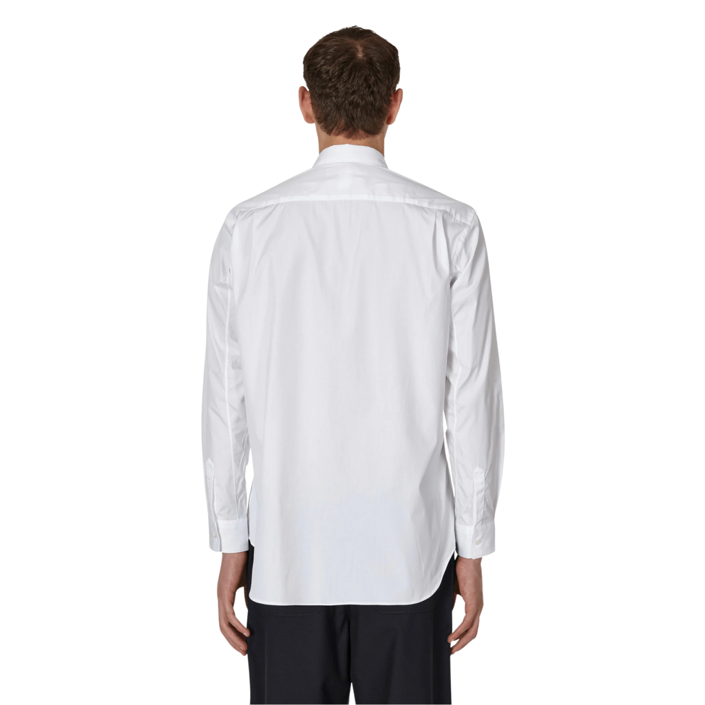 Comme des Garçons Men's Invader Poplin Woven Shirt - White