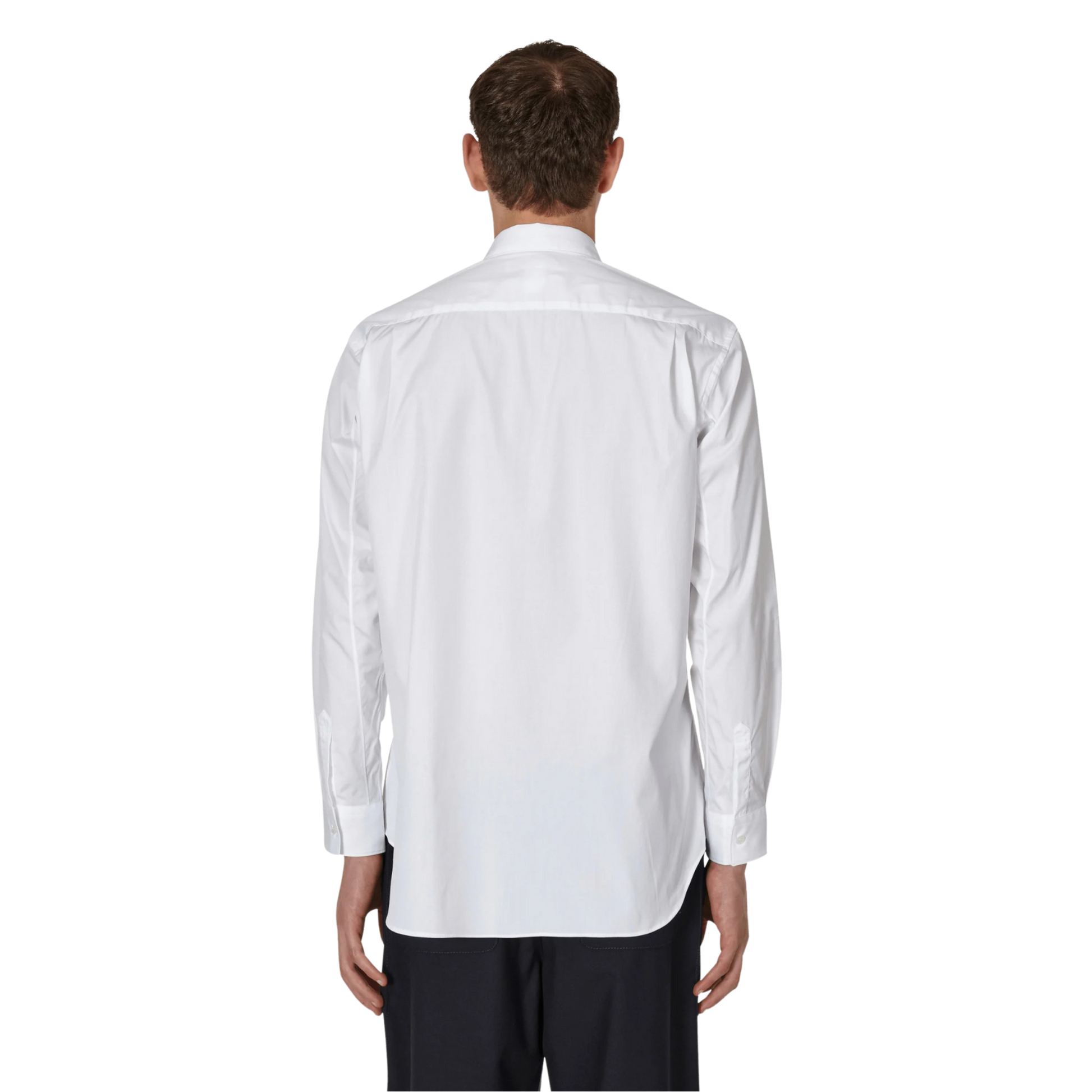 Comme des Garçons Men's Invader Poplin Woven Shirt - White
