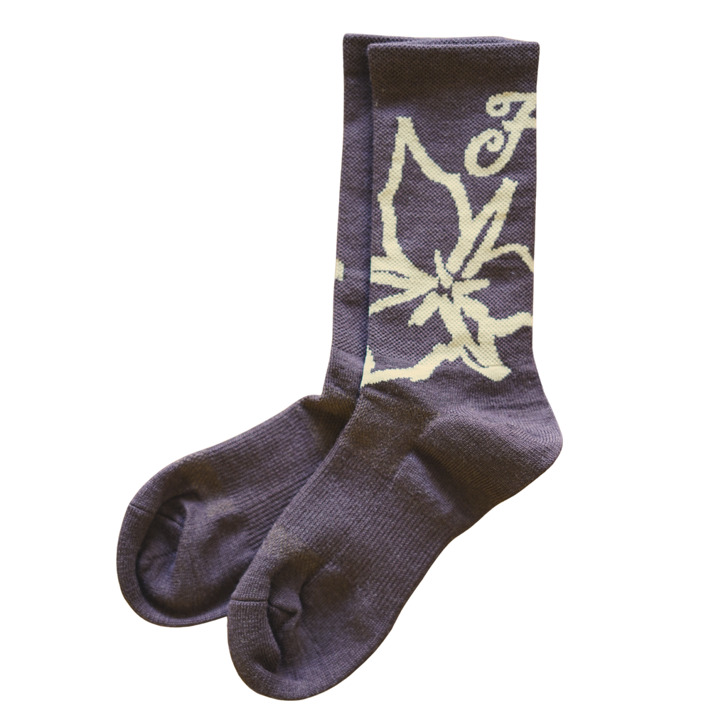 FICE Sego Lily Merino Wool Performance Sock - Mocha