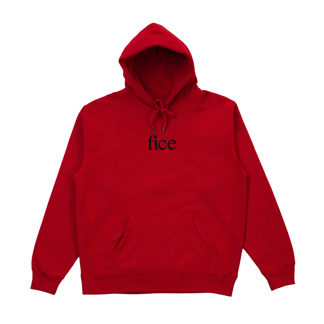 Cropped red 2025 champion hoodie