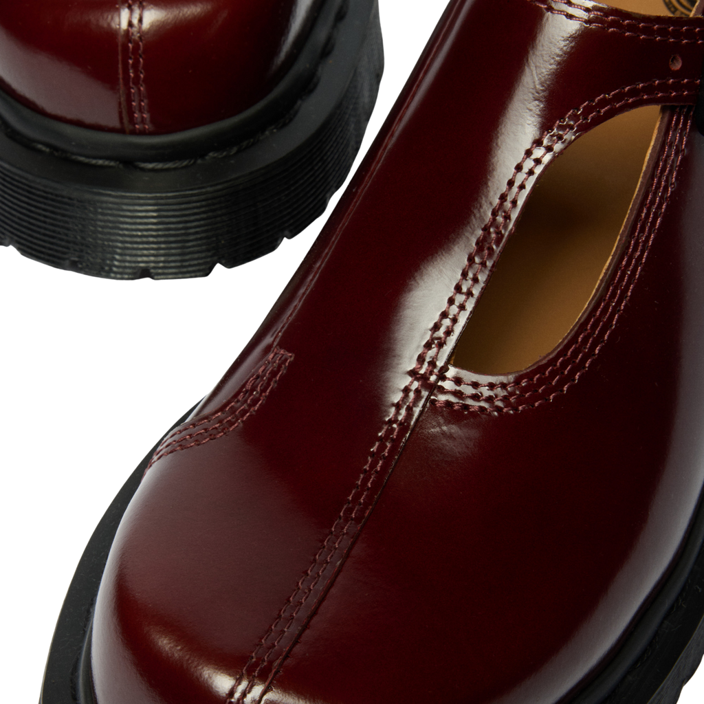Dr. Martens Rejena MJ - Cherry Red/Laquered Leather