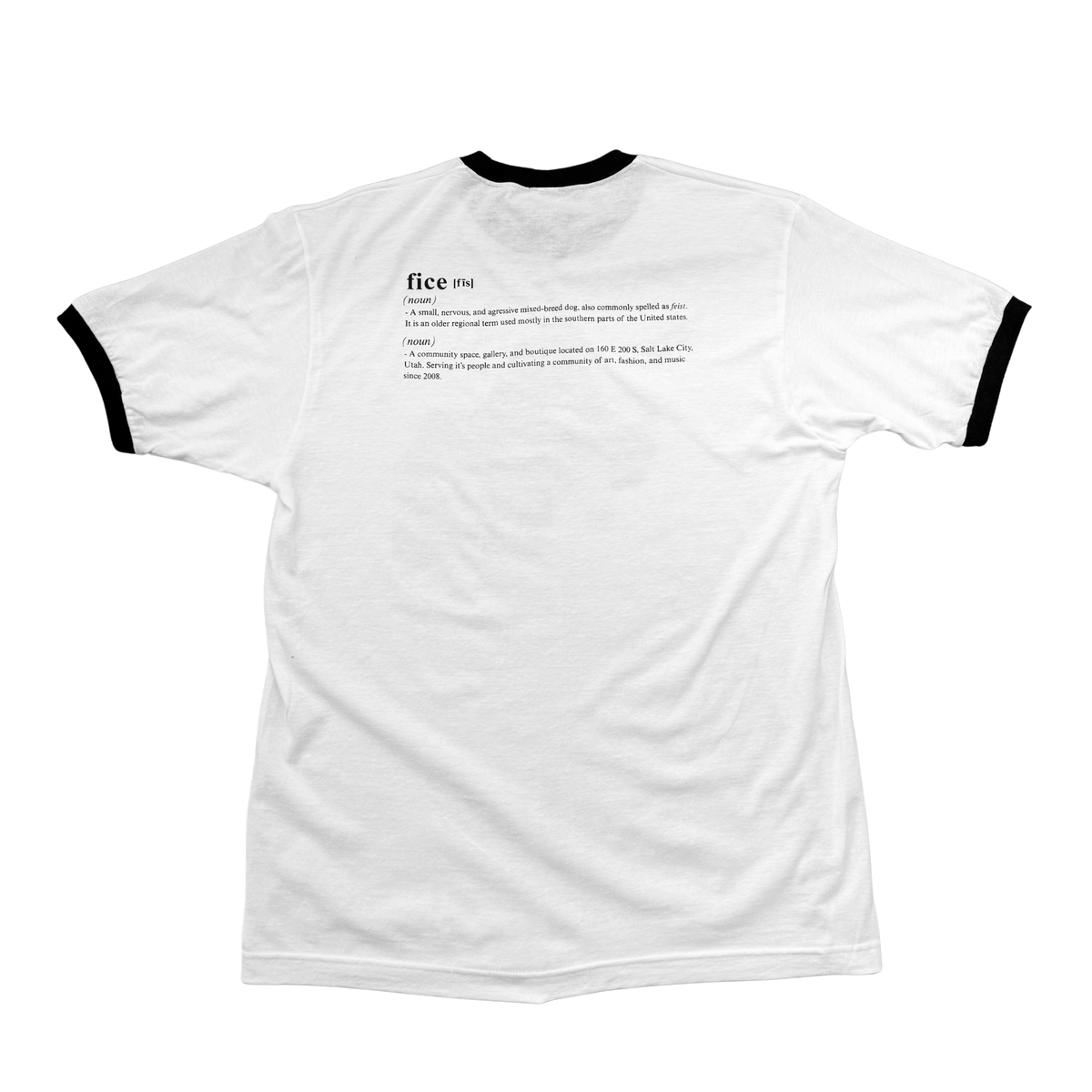 FICE Definition Ringer - White/Black