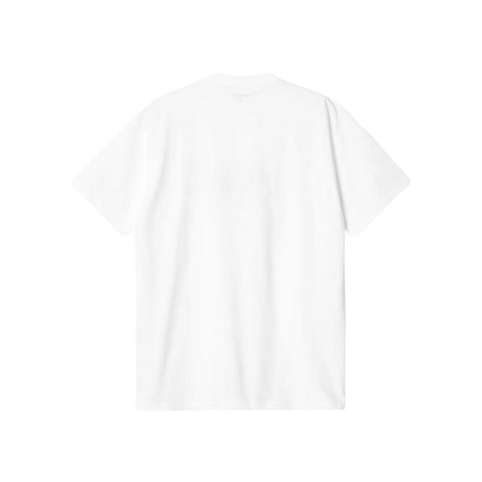 Men's Carhartt WIP Cat Sticker S/S T-Shirt - White