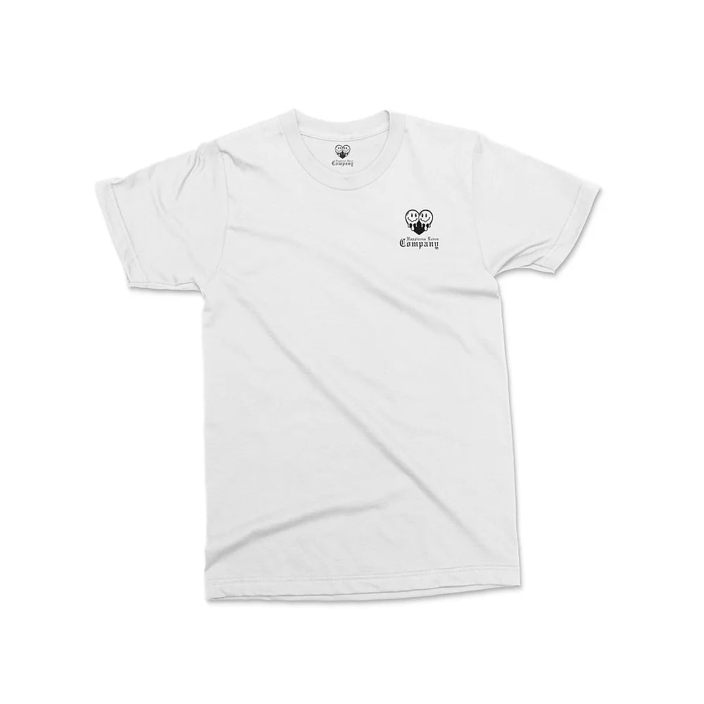 Happiness Loves Company Skateboard Mary T-Shirt - White