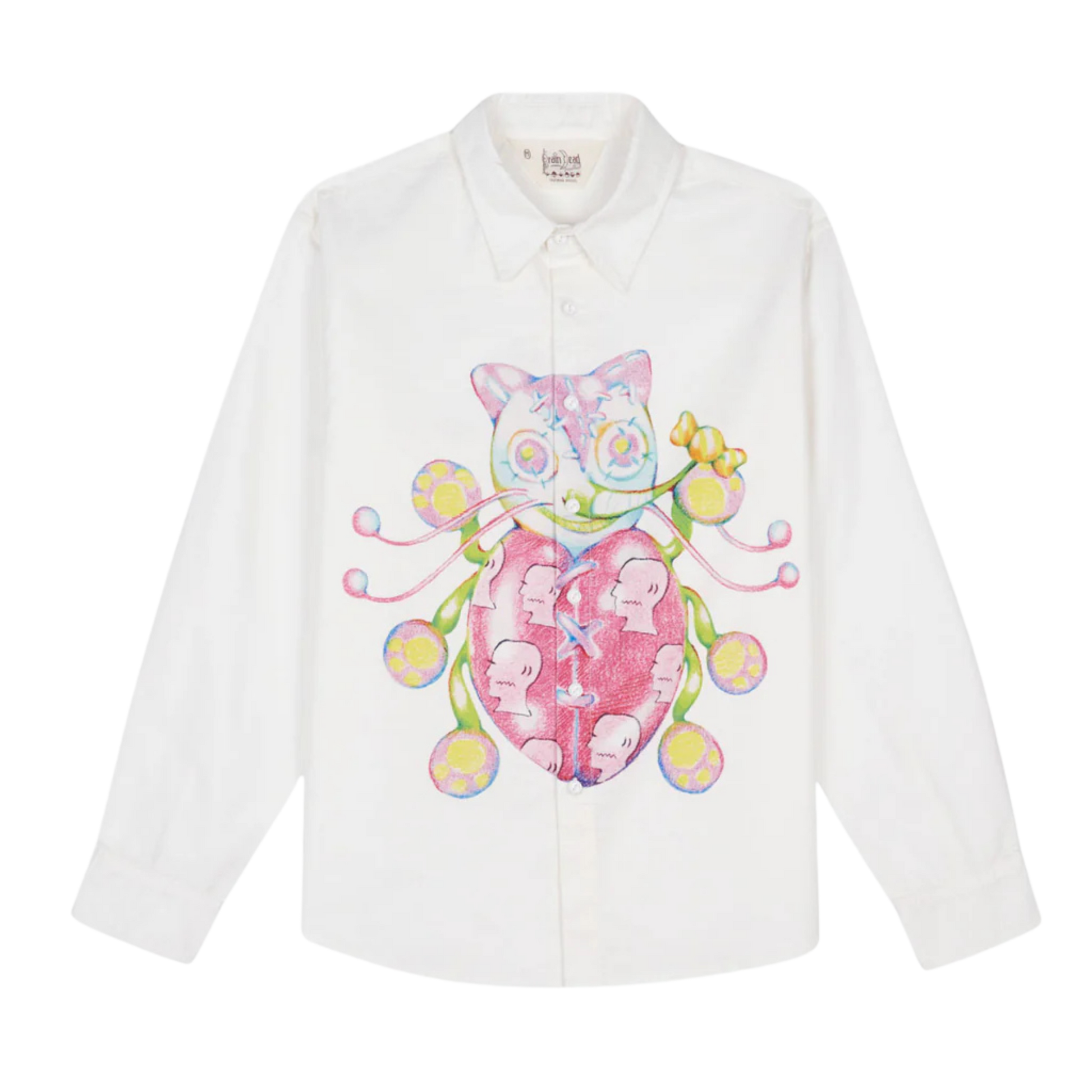 Brain Dead Gaspar Heart Button Up - Oxford White