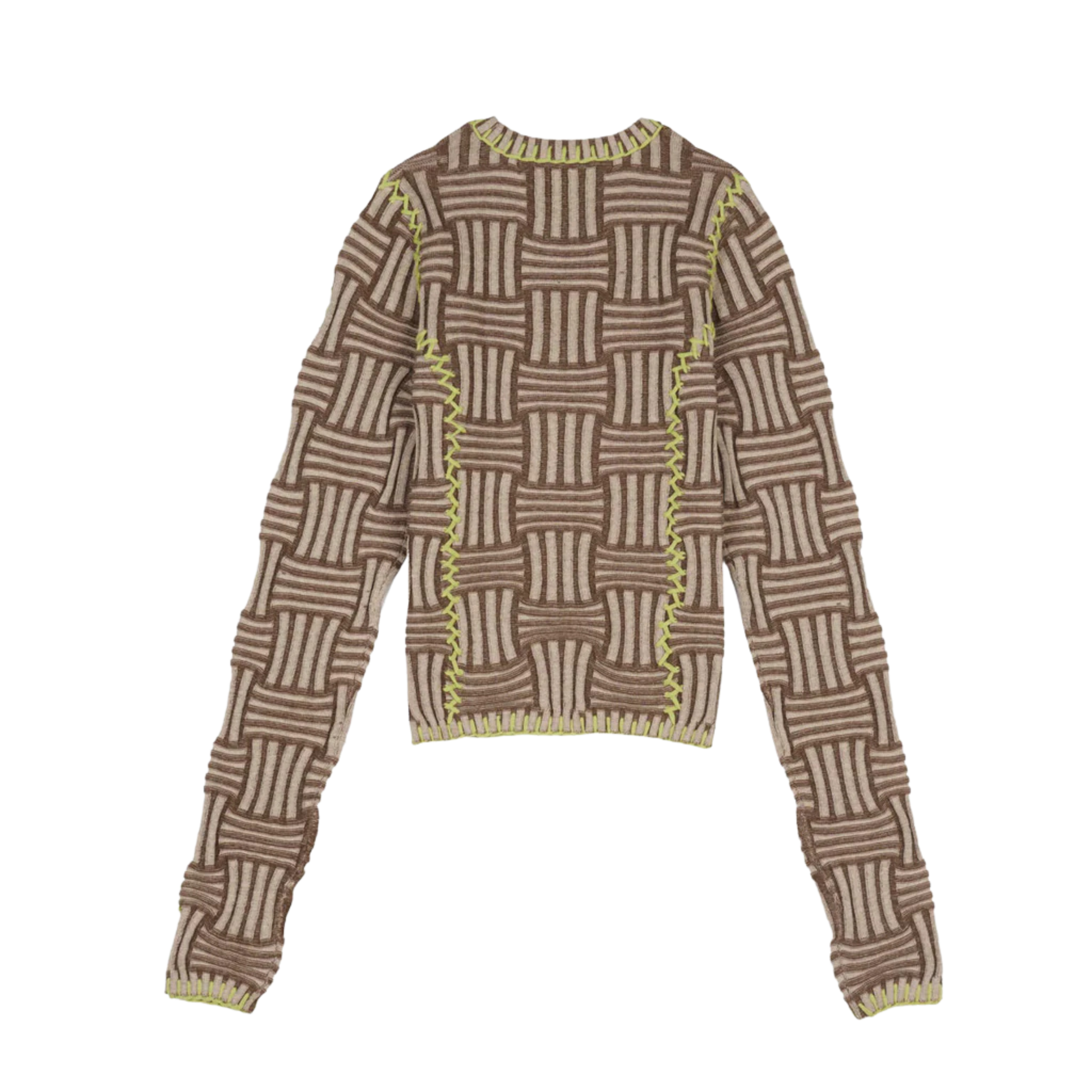 Brain Dead Mariel Sport Knit Long Sleeve - Grey