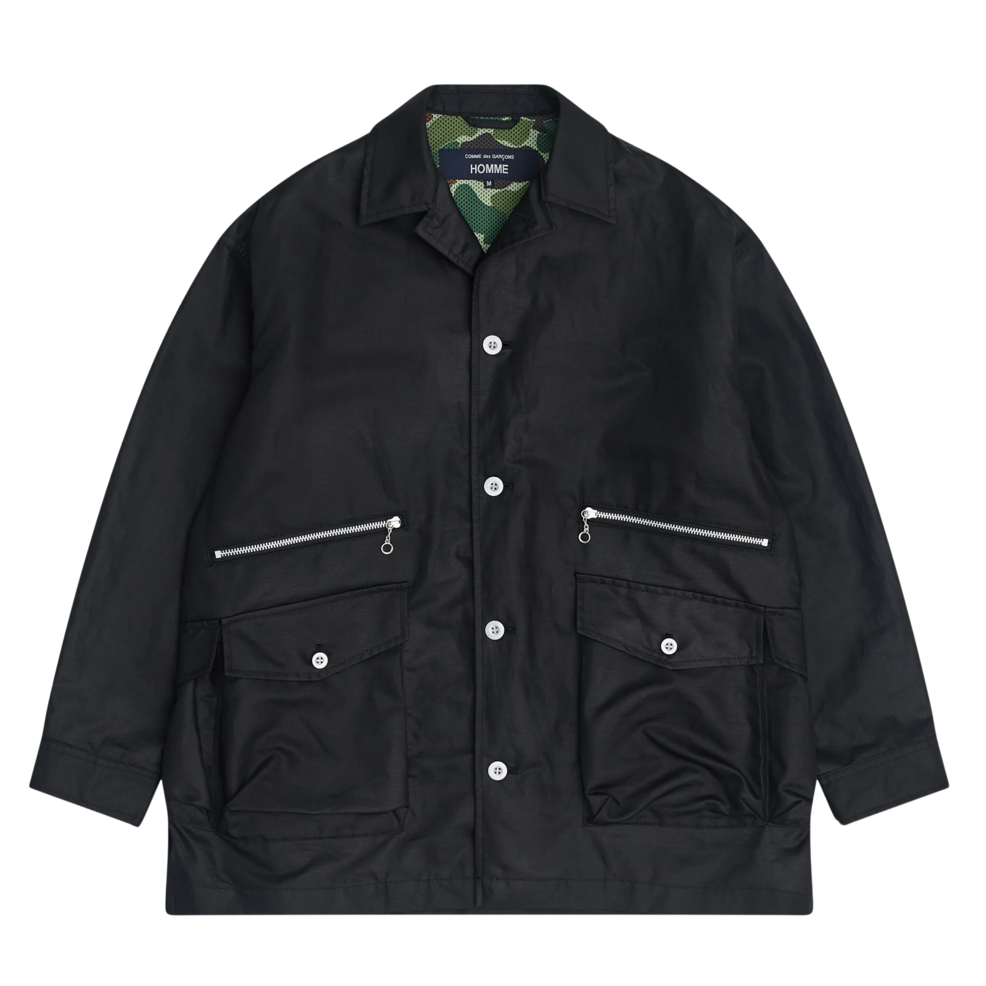 COMME des GARÇONS HOMME Men's Multi Pocket Chore Jacket - Black