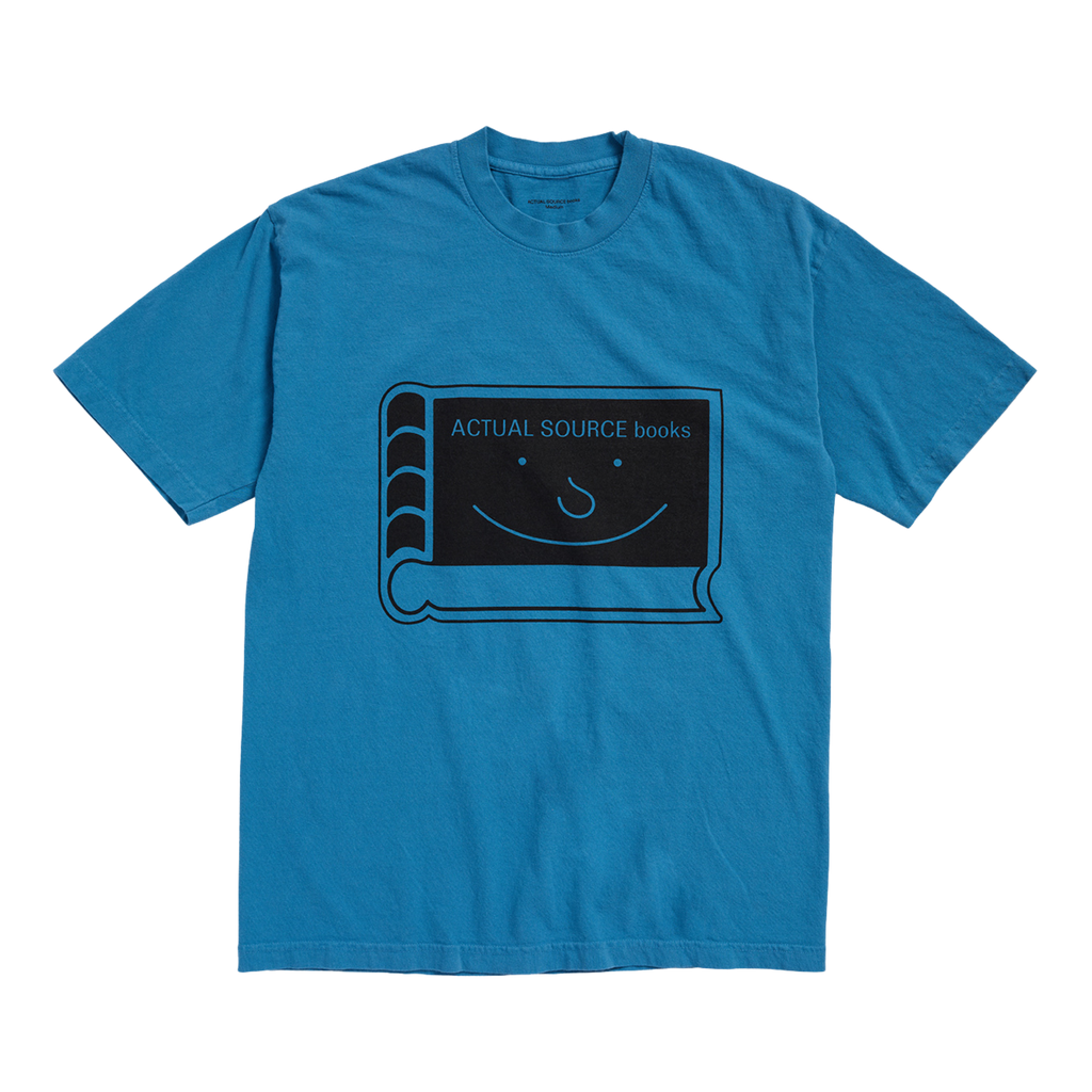 Actual Source Happy Book Tee - Blue