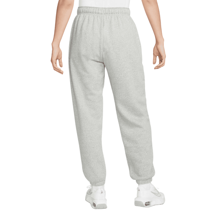 Women's Nike Sportswear Club Fleece Sweatpants - DK Heather Grey/White