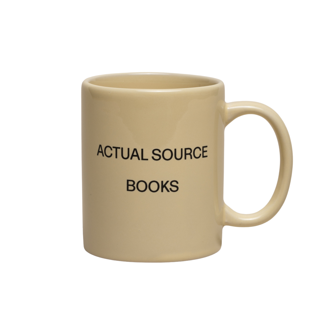 Actual Source Books Mug - Off White/Black