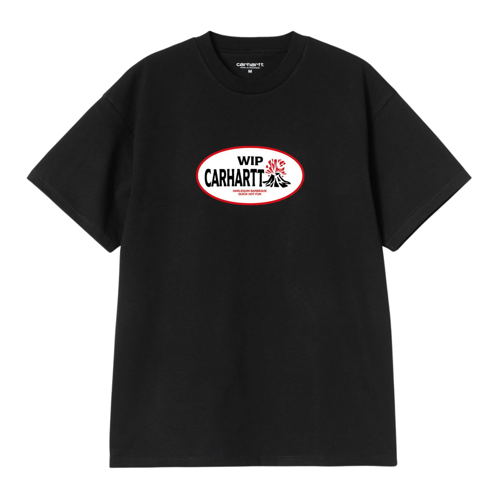 Carhartt WIP S/S Harlequin BBQ T-Shirt - Black