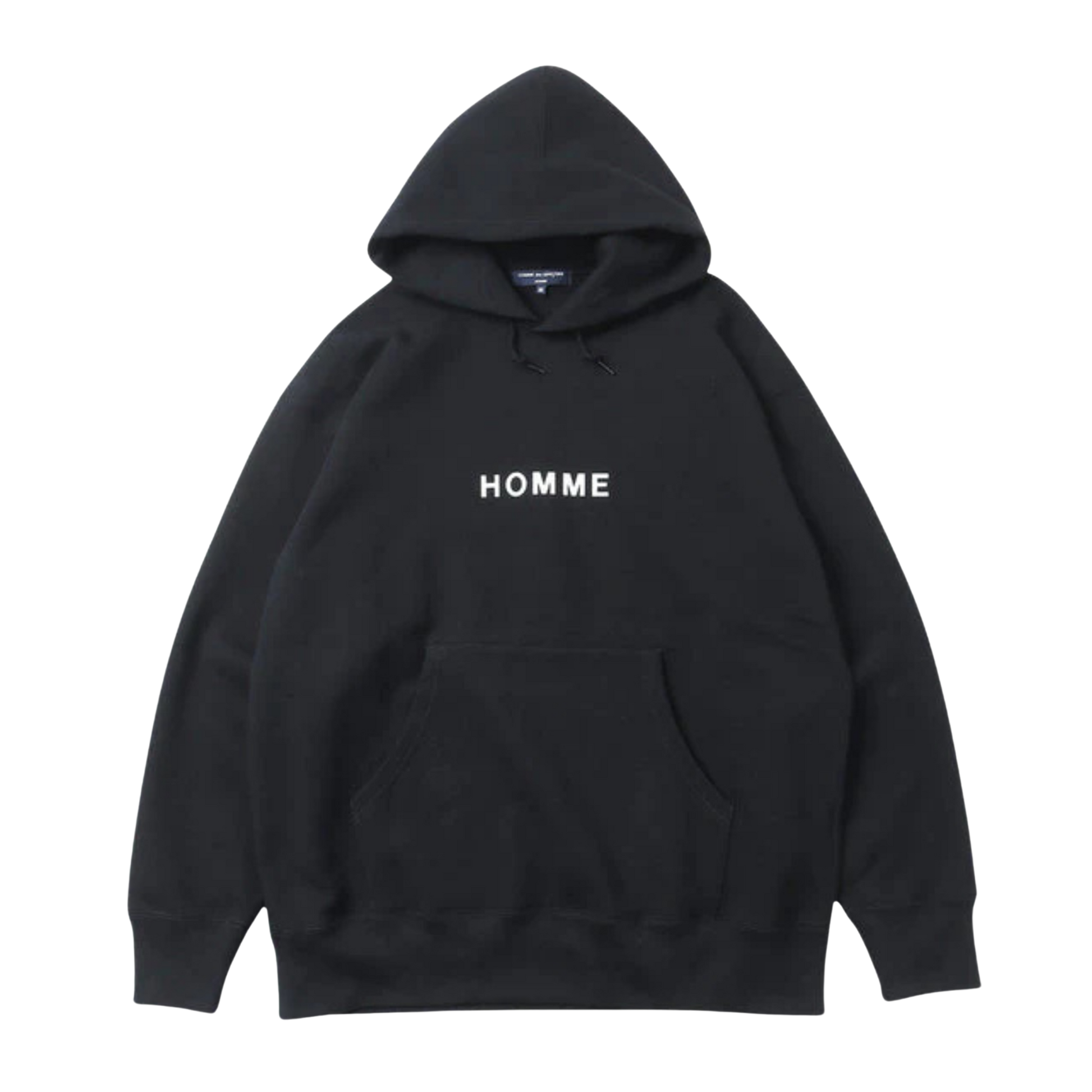 COMME des GARÇONS Homme Logo Hooded Sweatshirt - Black