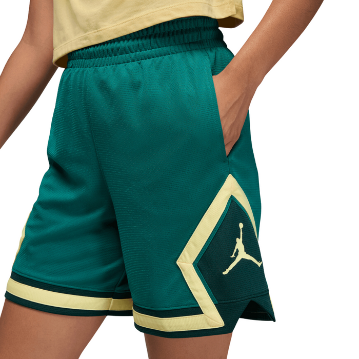 Women's Jordan Sport Mesh Shorts - Sky Teal/Citron Tint