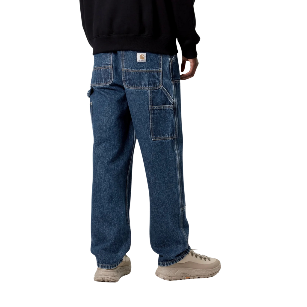 Carhartt WIP Double Knee Pant - Blue – ficegallery Carhartt WIP Double Knee Pant - Blue – ficegallery