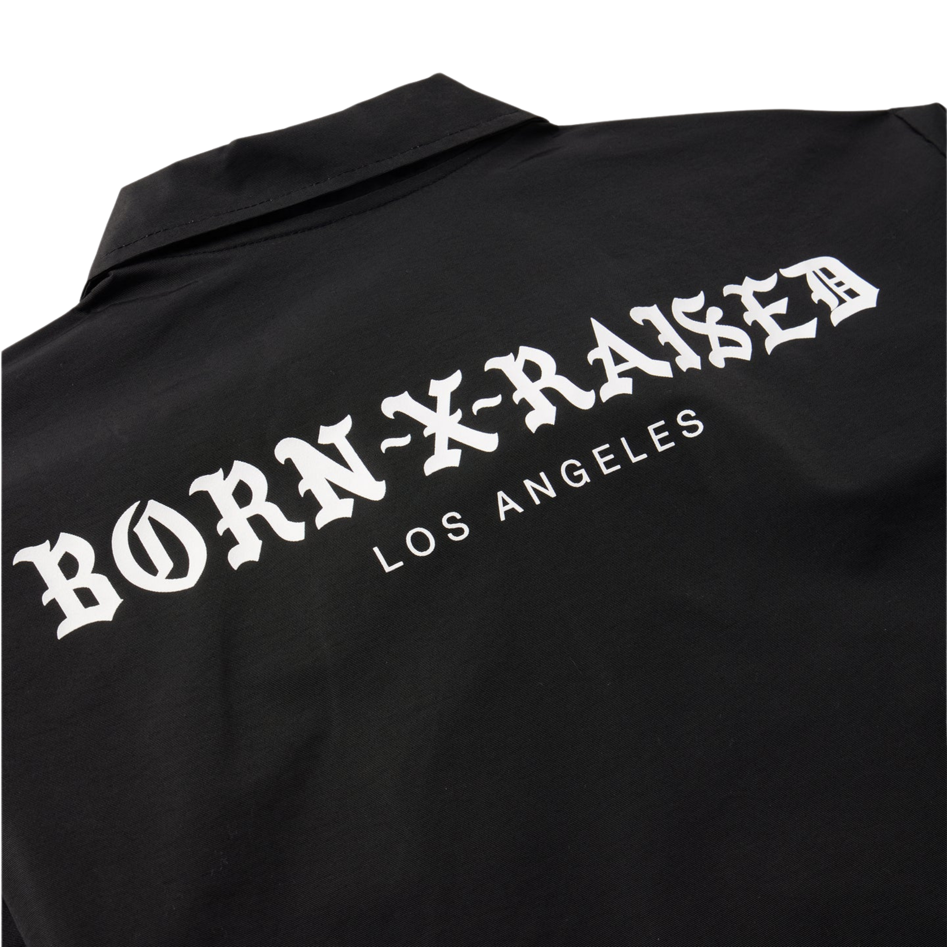 Born X Raised Standard LA Coach Jacket - Black