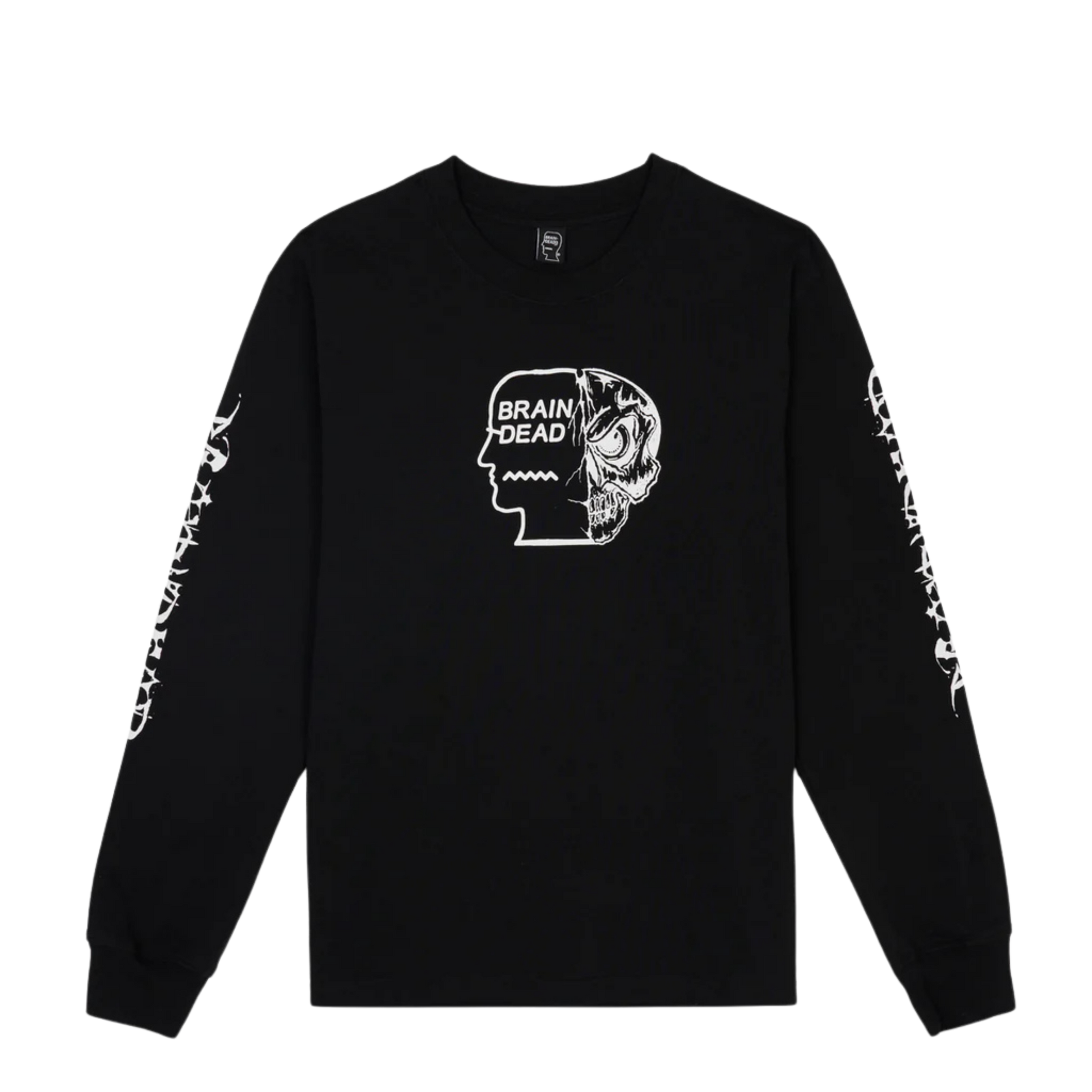 Brain Dead Skull Mech Long Sleeve - Black