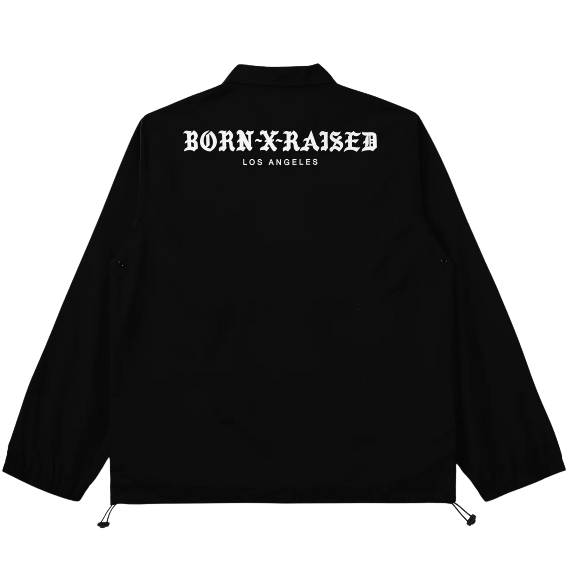 Born X Raised Standard LA Coach Jacket - Black