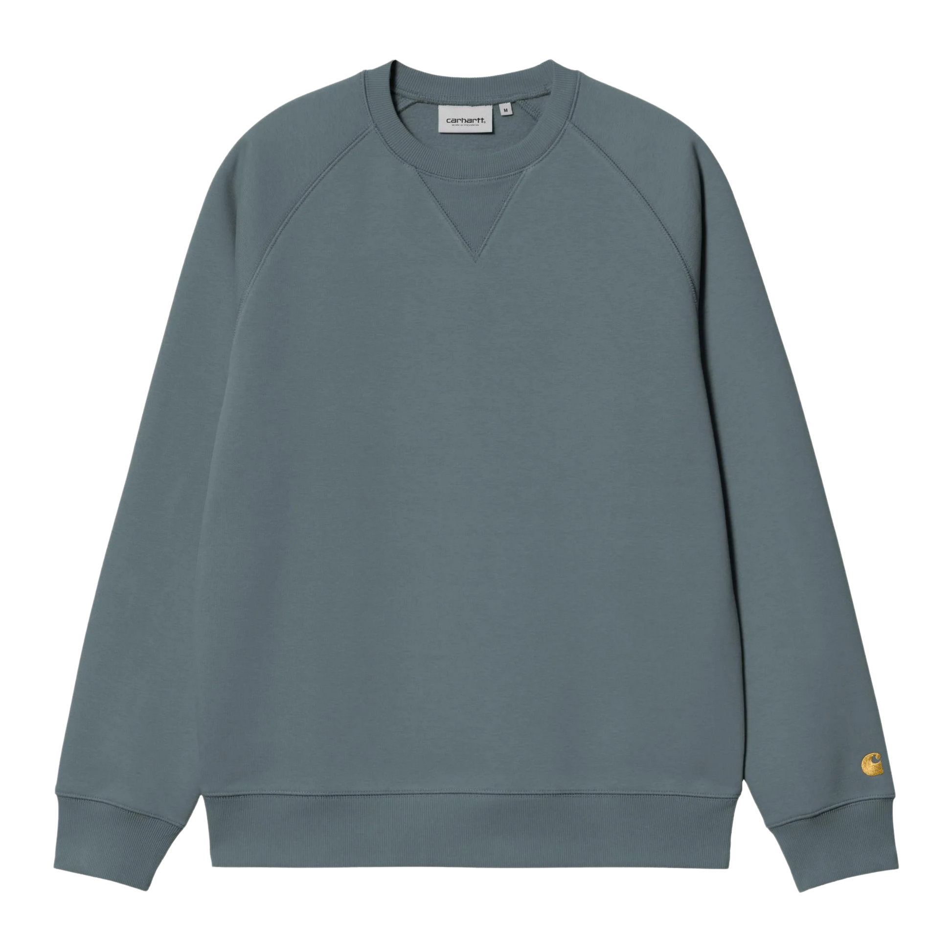 Carhartt WIP Chase Sweatshirt - Cozy Blue/Gold