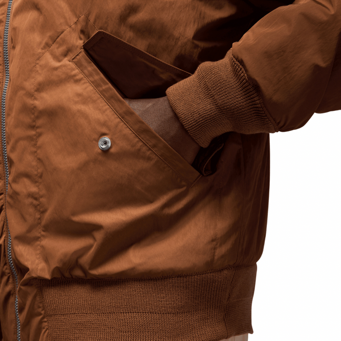 Men's Jordan Essentials Double Zip Jacket - LT British Tan/Black