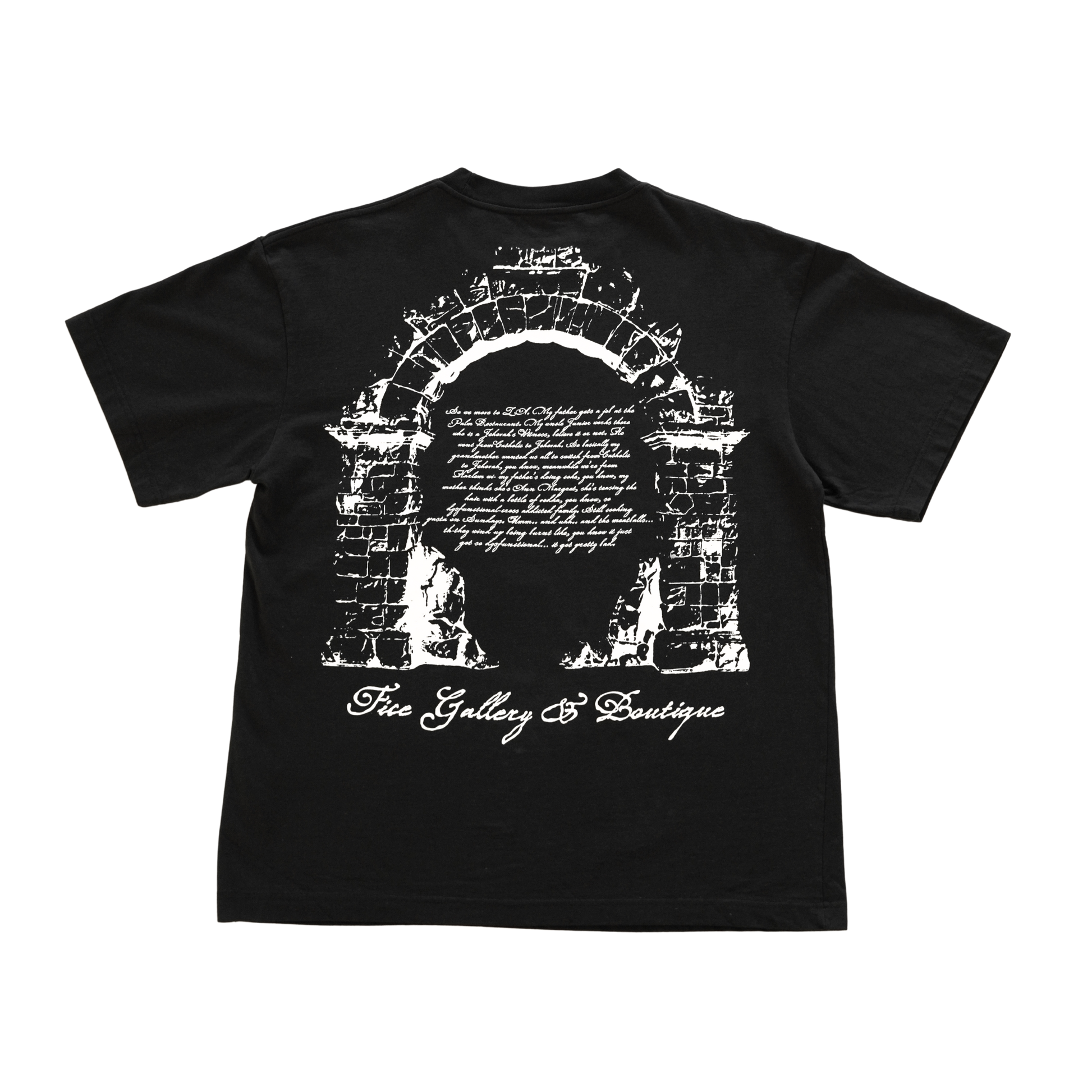 FICE Melrose Tee - Black/White