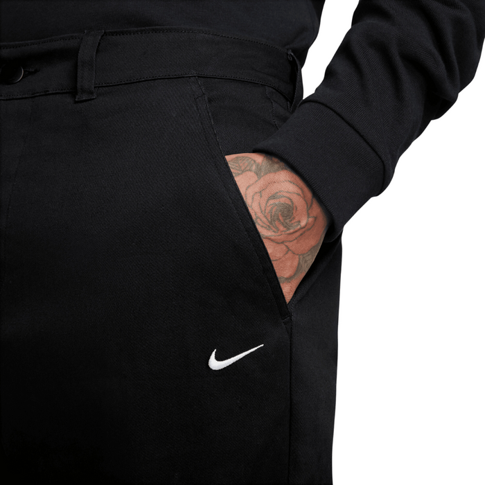 Men's Nike Life El Chino Pants - Black/White