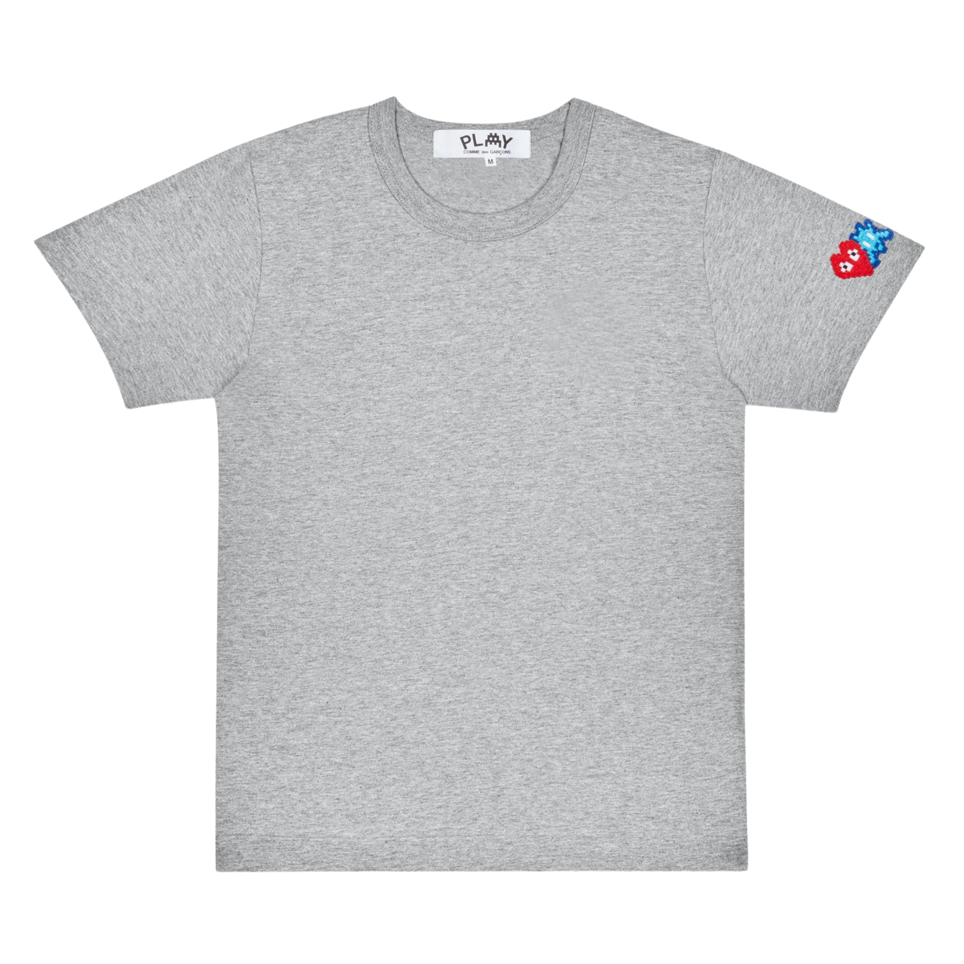 COMME des GARÇONS Play x Invader Men's Icon T-Shirt - Grey