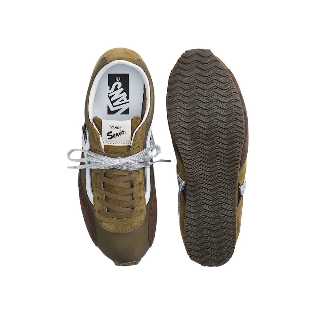 Women's Vans OTW LX SLP Trainer - Pig Suede Olive