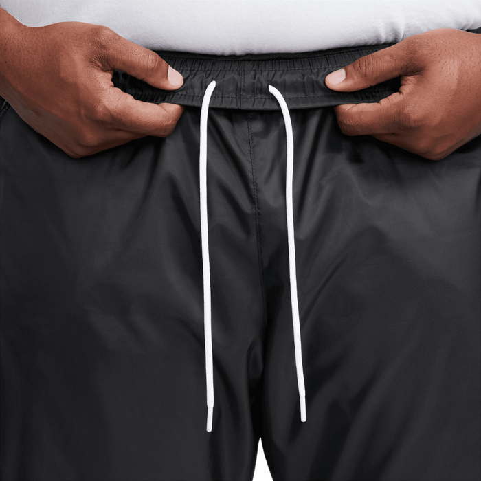 Men's Nike Windrunner Woven Lined Pants - Black/Black/White