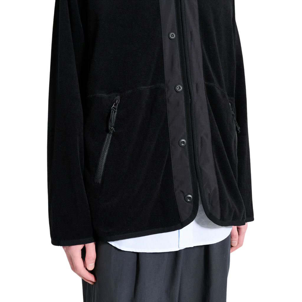 COMME des GARÇONS Homme Terrycloth Cardigan - Black