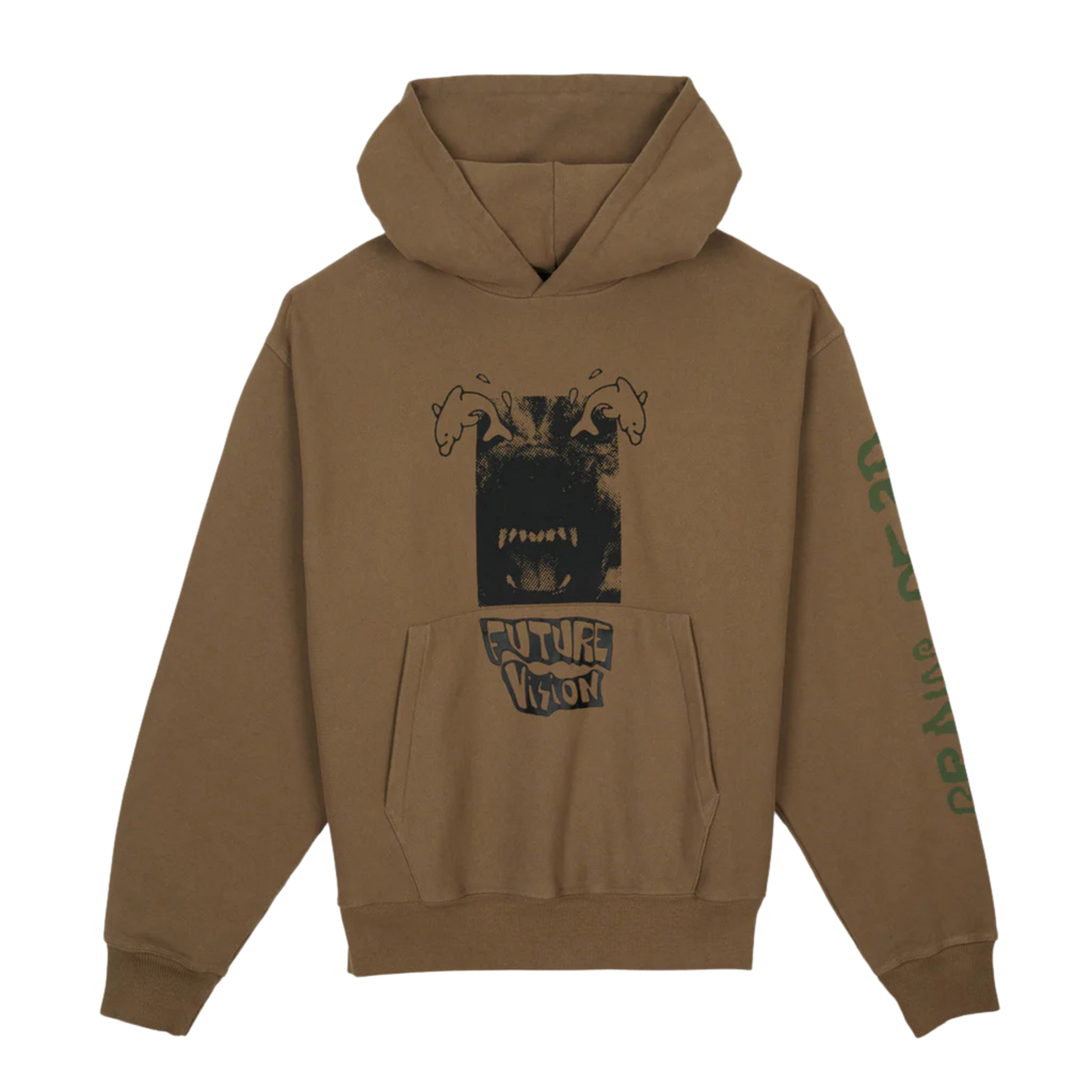 Brain Dead Future Vision Hoodie - Coffee
