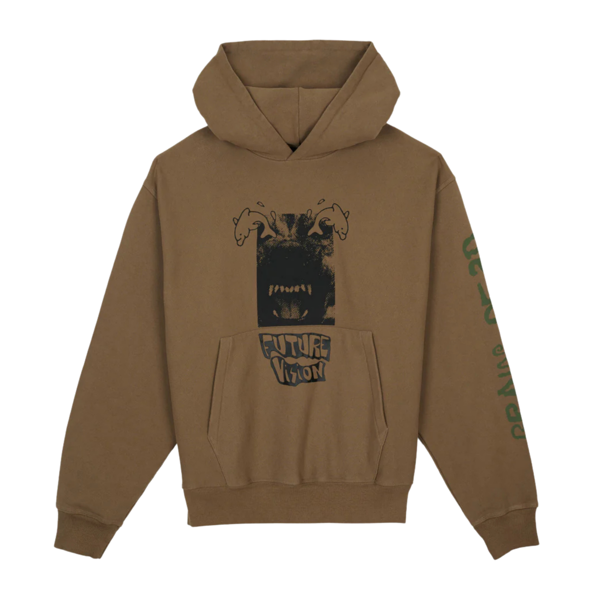 Brain Dead Future Vision Hoodie - Coffee
