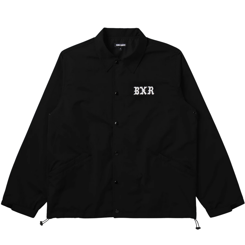 Born X Raised Standard LA Coach Jacket - Black