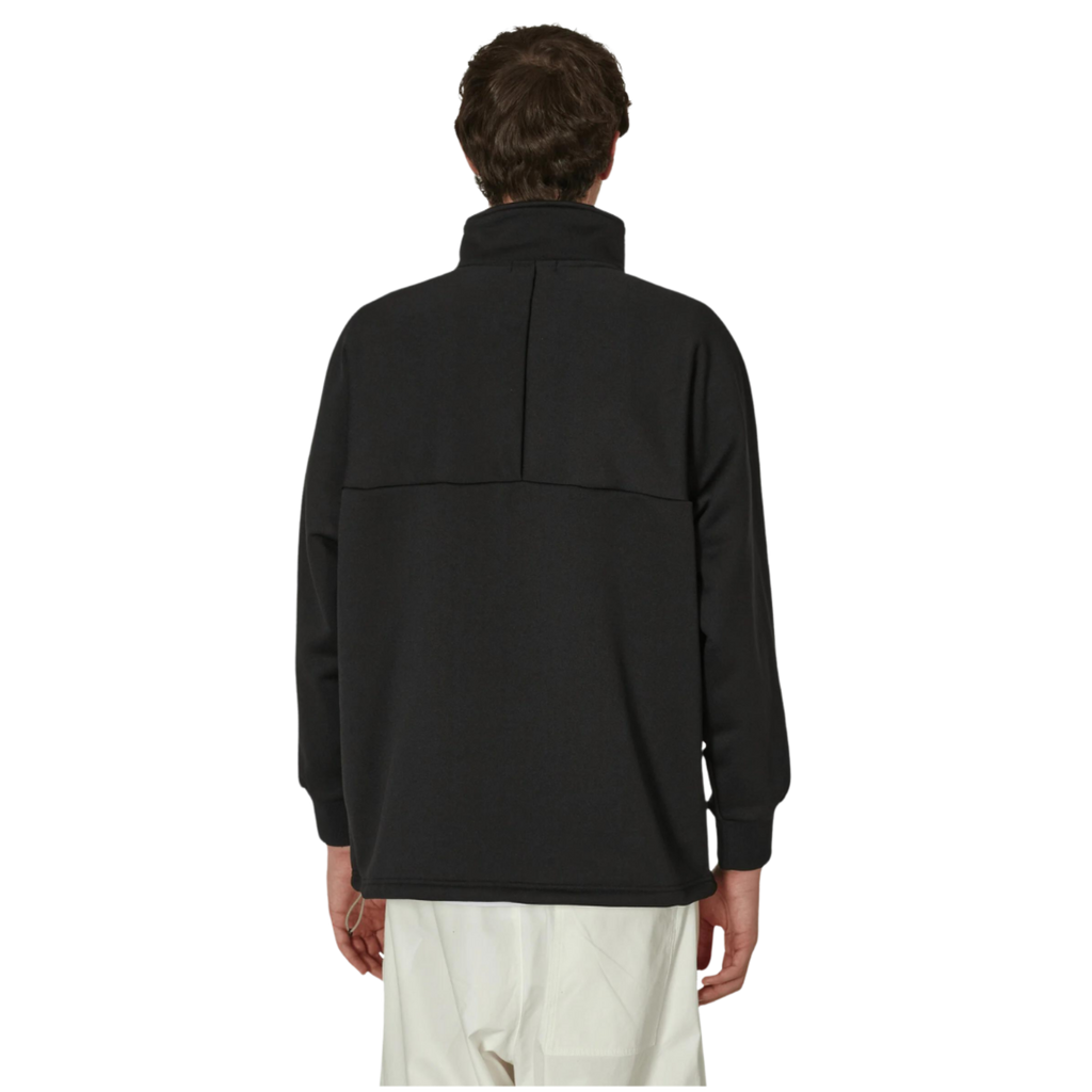 COMME des GARÇONS Homme Men's Half Zip Sweatshirt - Black