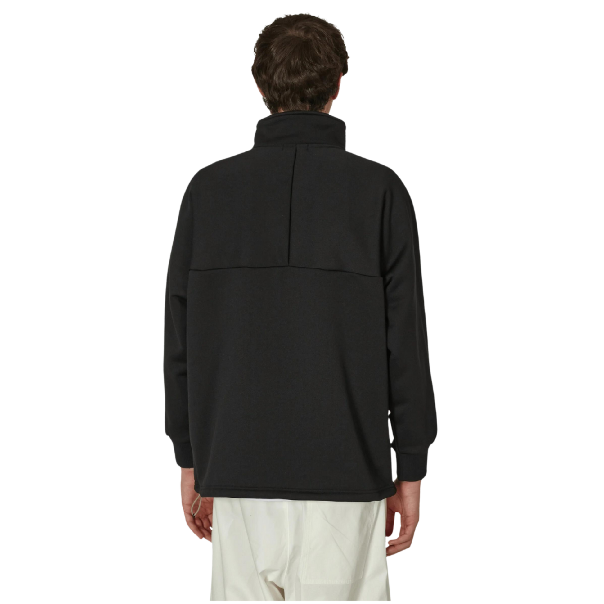 COMME des GARÇONS Homme Men's Half Zip Sweatshirt - Black