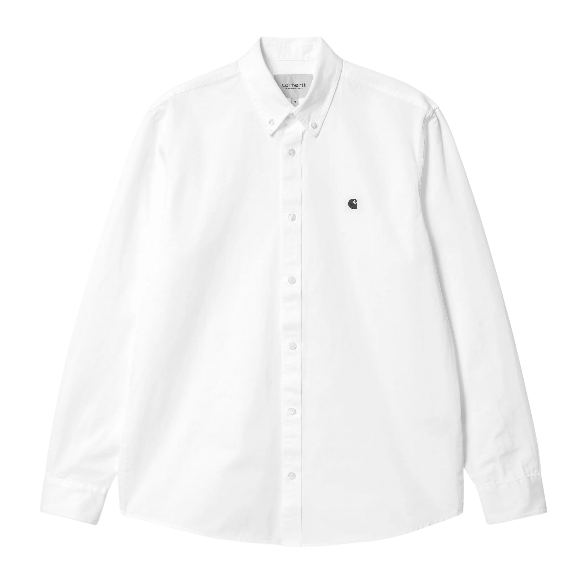 Carhartt WIP L/S Madison Shirt - White/Black