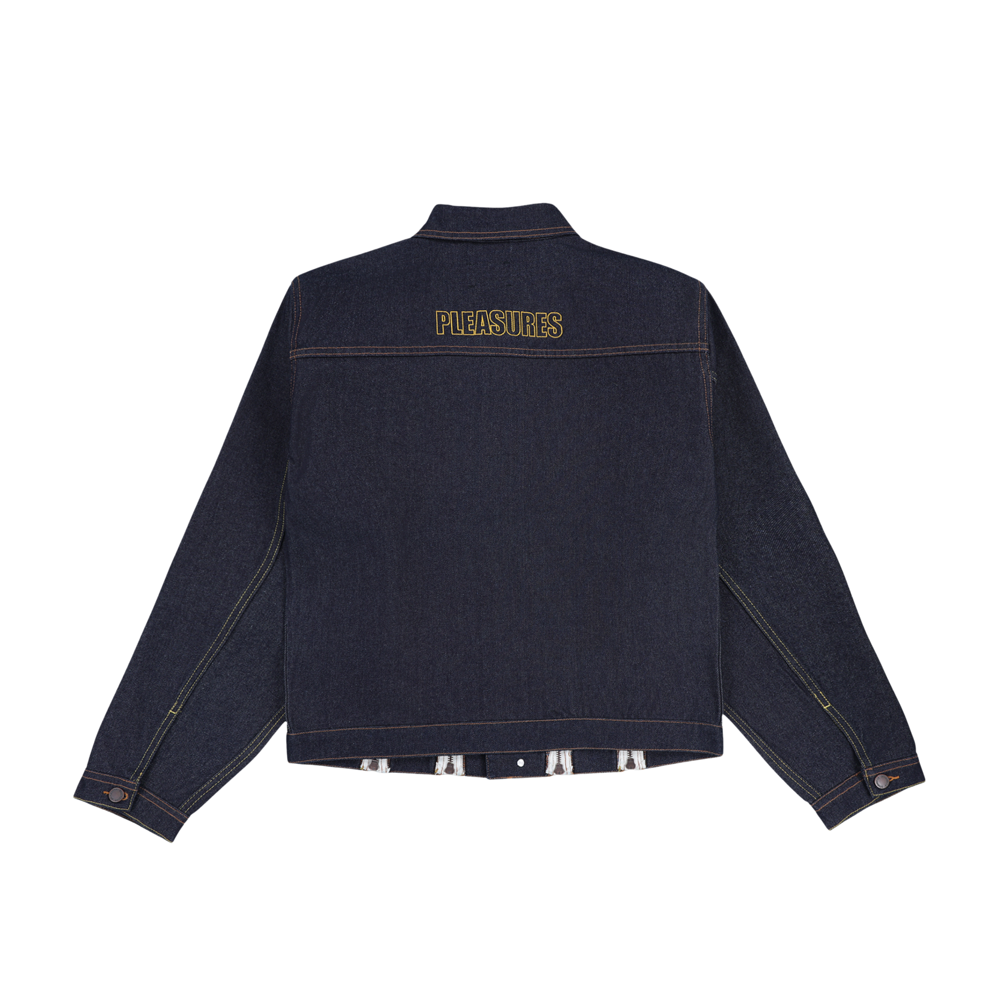 Pleasures Mileage Trucker Jacket - Raw Indigo