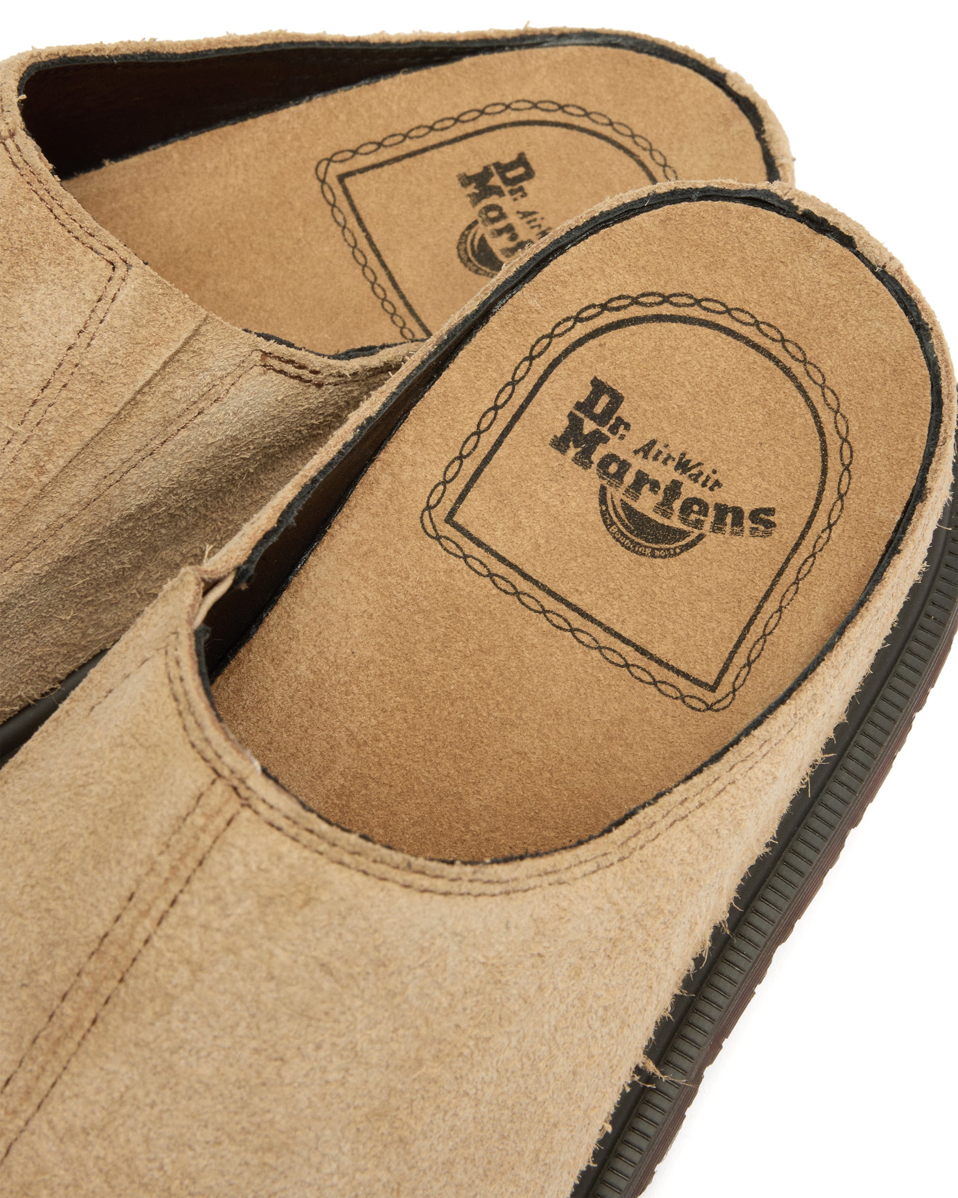 Dr. Martens San Mule Hairy Suede - Savannah Tan