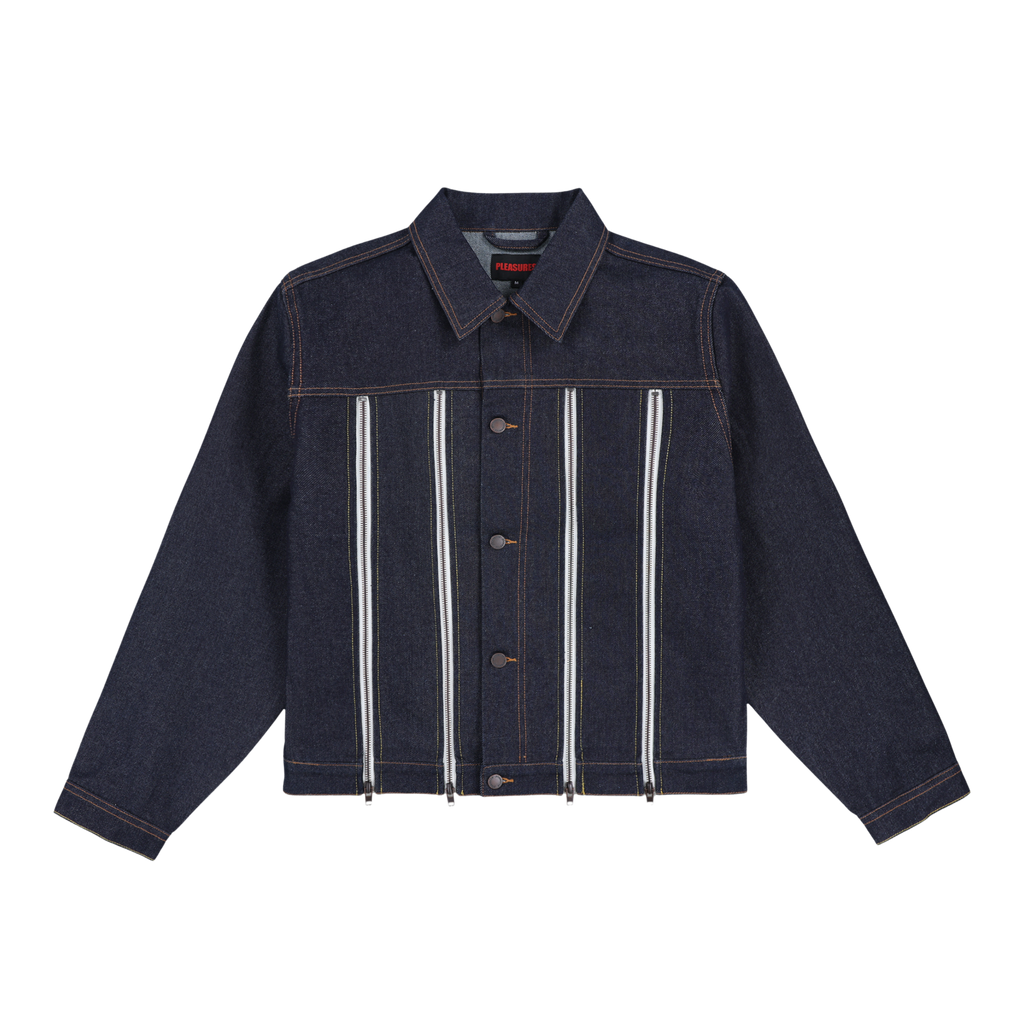 Pleasures Mileage Trucker Jacket - Raw Indigo