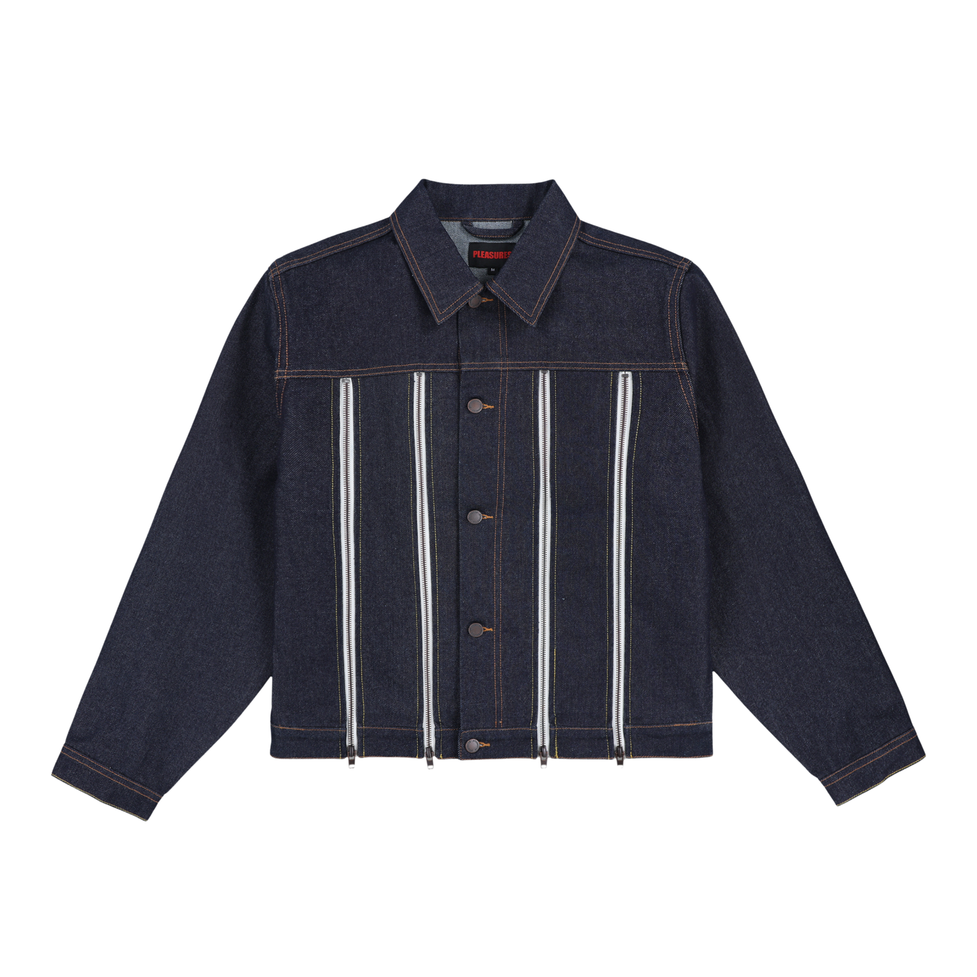 Pleasures Mileage Trucker Jacket - Raw Indigo