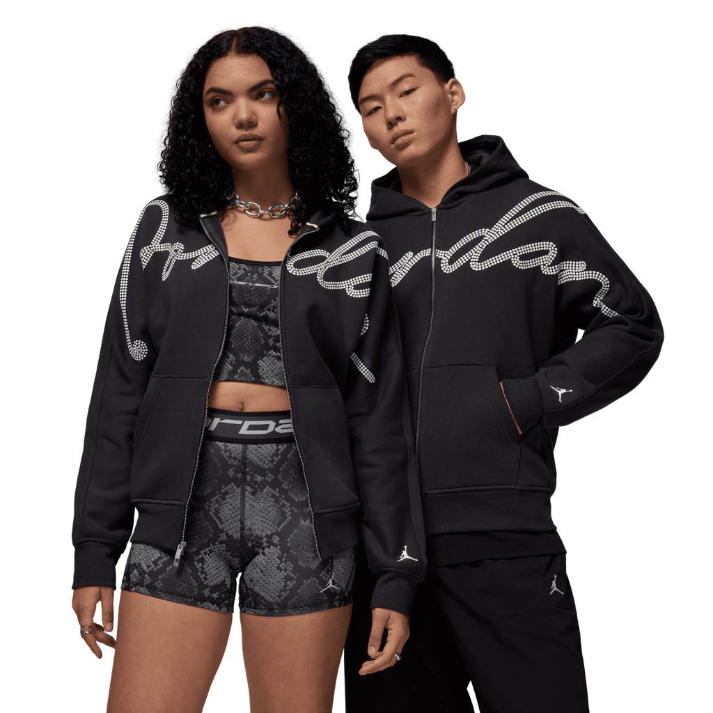 Men's Jordan MVP Full-Zip Fleece Hoodie - Off Noir/Sail