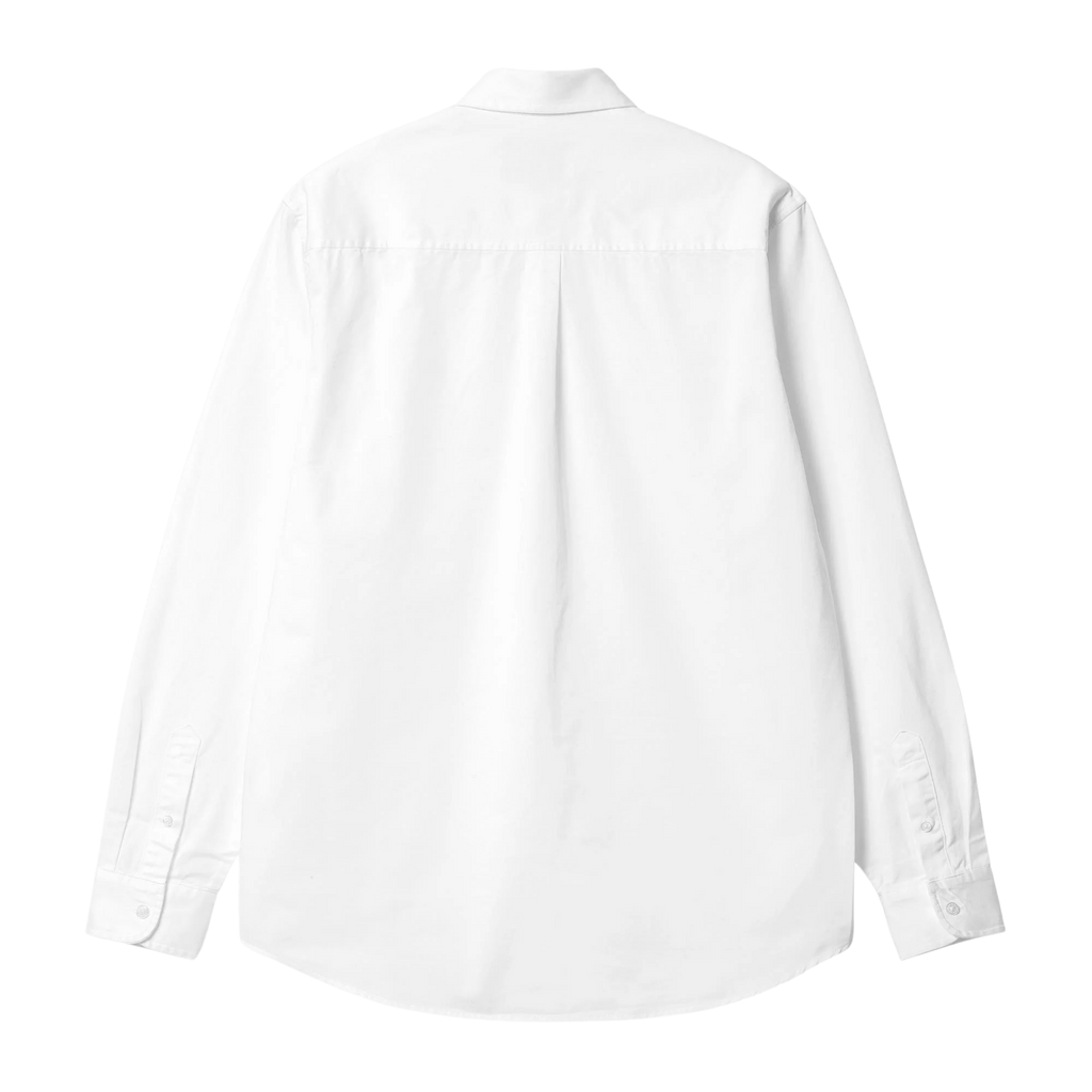 Carhartt WIP L/S Madison Shirt - White/Black