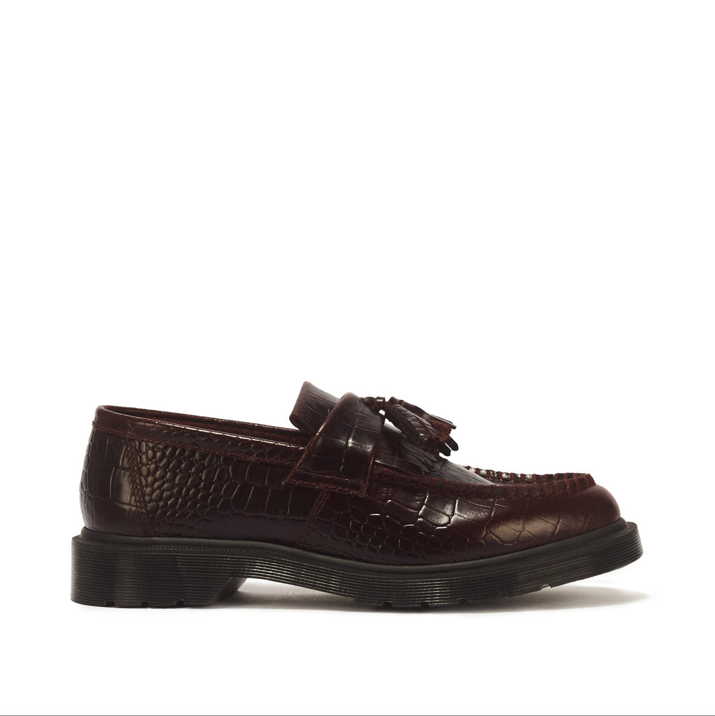 Dr. Martens Adrian Croc Loafer - Spiced Brown Atlas