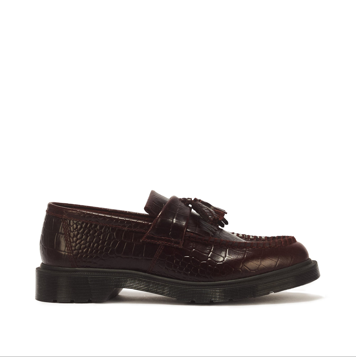 Dr. Martens Adrian Croc Loafer - Spiced Brown Atlas
