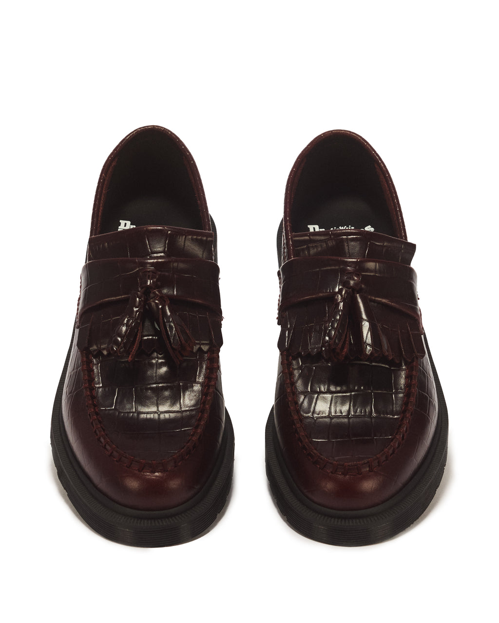 Dr. Martens Adrian Croc Loafer - Spiced Brown Atlas