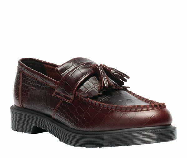 Dr. Martens Adrian Croc Loafer - Spiced Brown Atlas