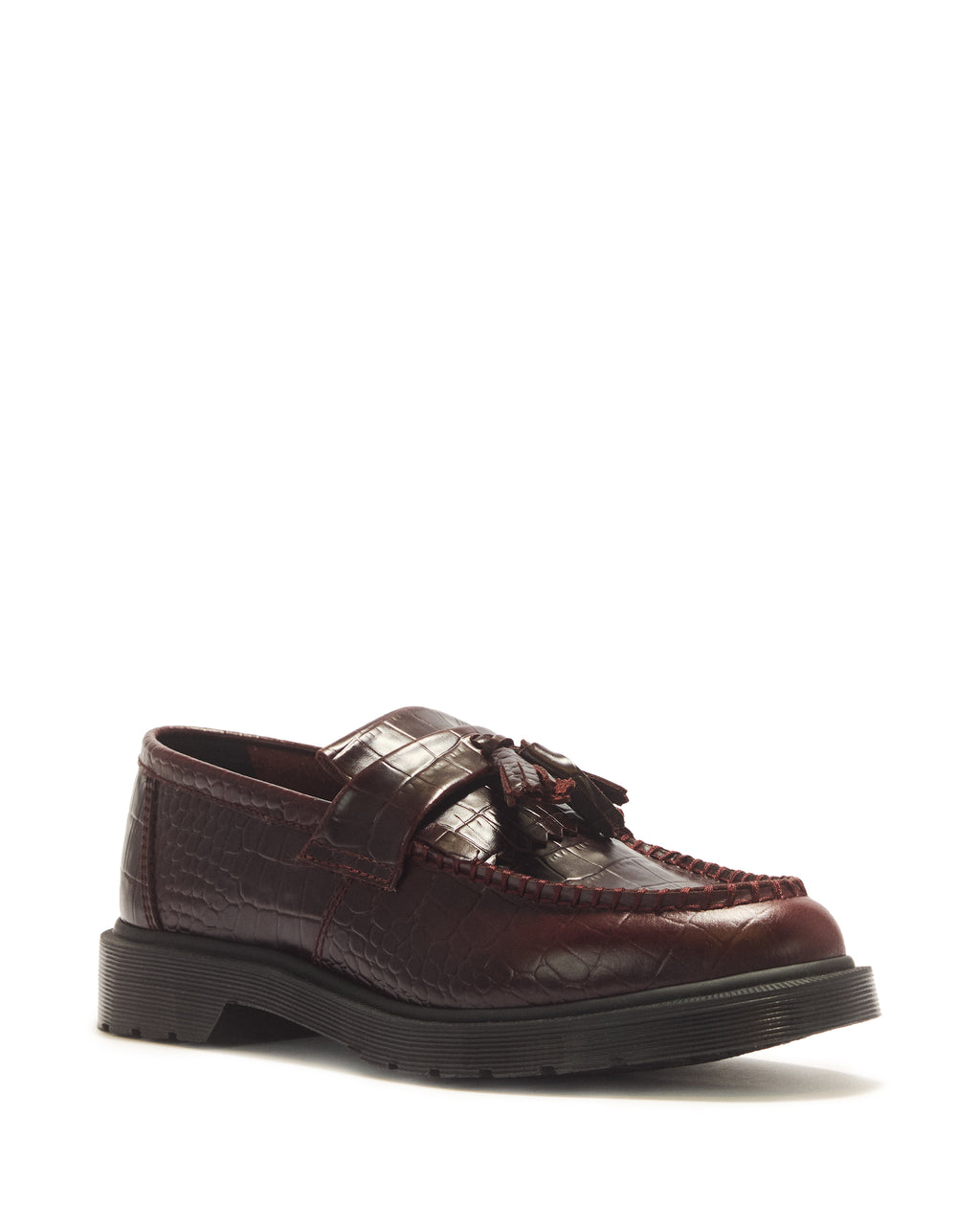Dr. Martens Adrian Croc Loafer - Spiced Brown Atlas