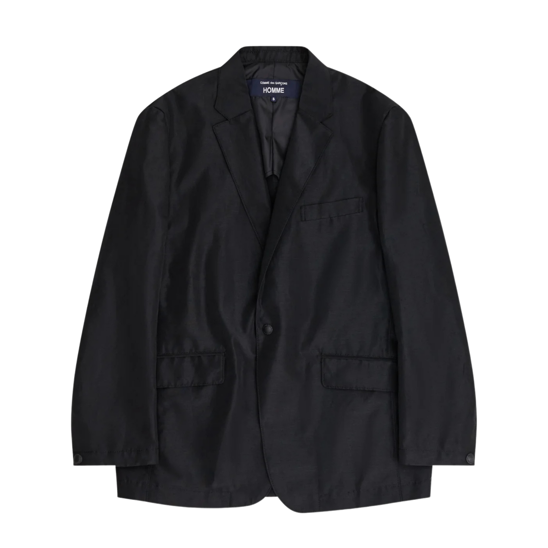 ジャケット・アウター COMME des GARCONS HOMME linen jacket COMME des GARÇONS HOMME Men's Polyester Linen Jacket – ficegallery