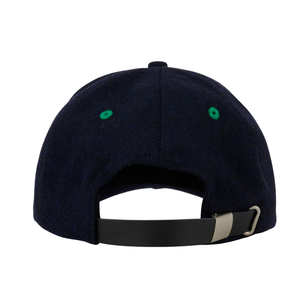 Brain Dead Batwing Logohead Flannel Hat - Navy